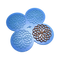 Moule en silicone platine, tuile motif rosace, 2 empreintes, détails fins pour décors élégants